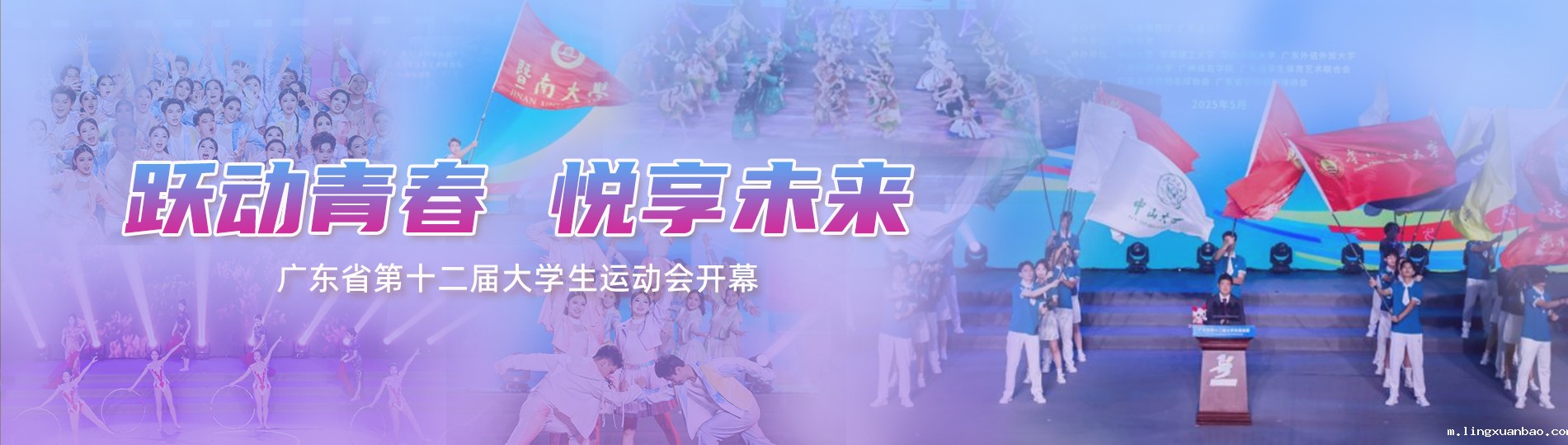 广东省第十二届大学生运动会开幕