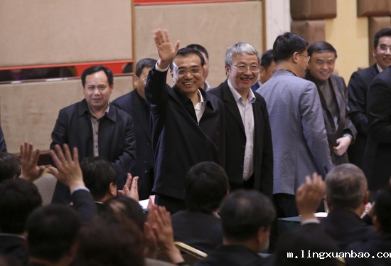 李克强在北大讲话 校长教授们连鼓4次掌(图)